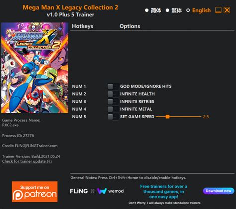 mega man x legacy collection 2 trainer|Mega Man X Legacy Collection 2: Trainer +6 [v1.3].